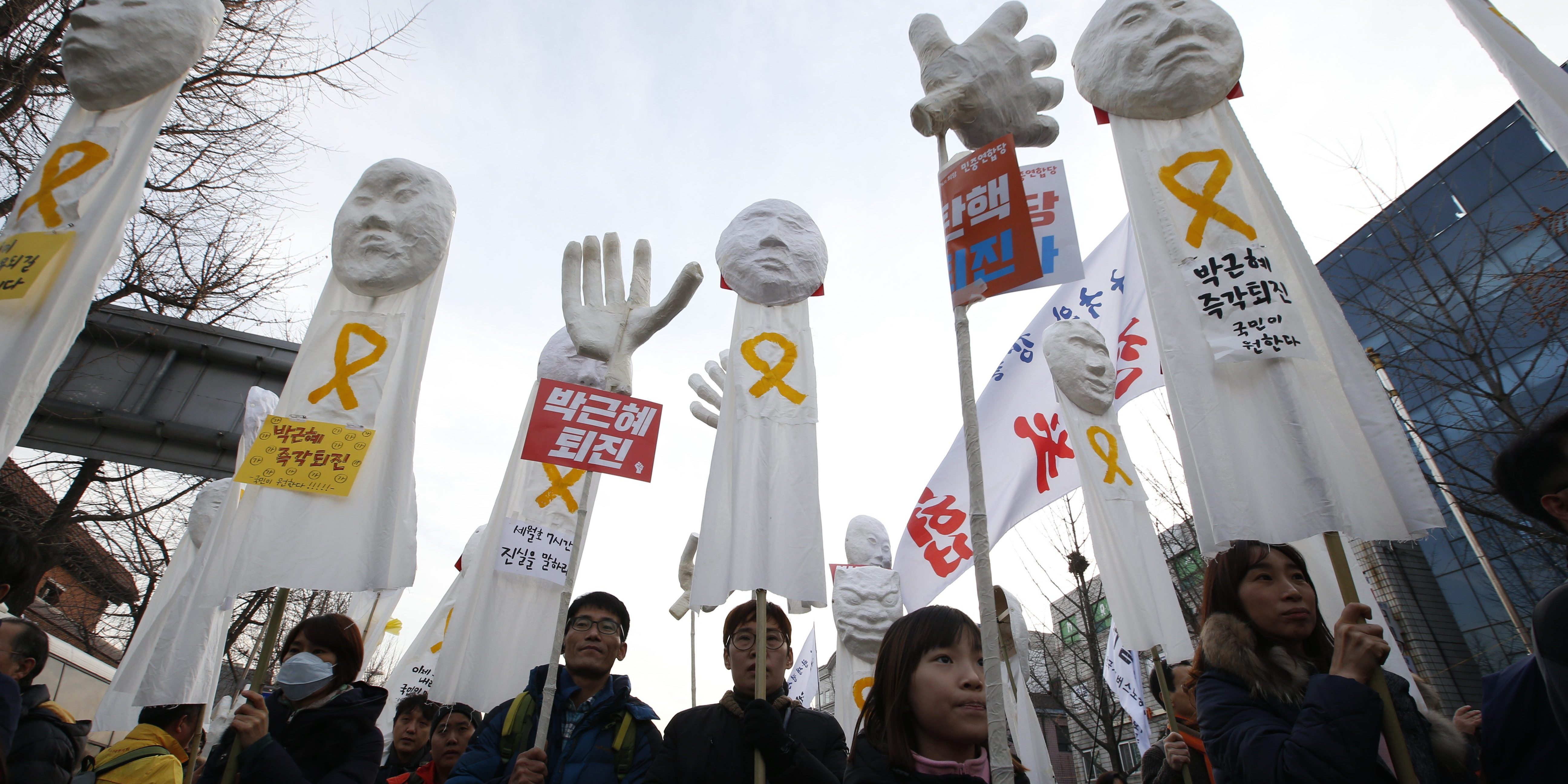 skorea protest skorea protest